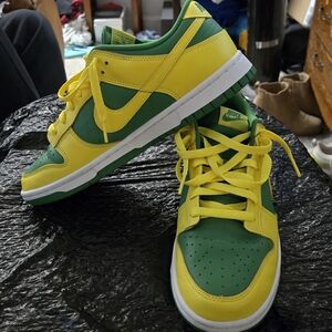 Nike Green and Yellow Sneakers